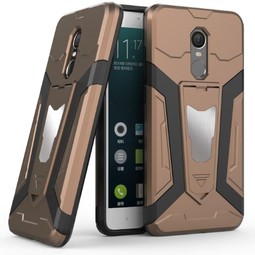 Противоударный чехол для Xiaomi Redmi 5 Plus с железной пластиной (кофейный)