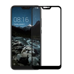 Защитное стекло 5D для Xiaomi Mi A2 Lite (черное)