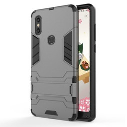 Противоударный чехол Hybrid Armor для Xiaomi Mi Mix 2S (серый)