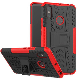 Противоударный чехол Hybrid Armor для Xiaomi Mi Max 3 (красный)