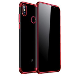 Чехол для Xiaomi Mi Max 3 с хромированными краями (красный)