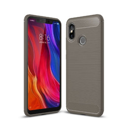 Чехол-накладка Rugged Armor для Xiaomi Mi8 (серый)