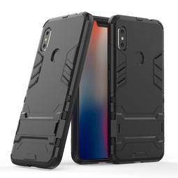Противоударный чехол Armor для Xiaomi Redmi Note 6 Pro (черный)
