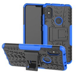 Противоударный чехол Hybrid Armor для Xiaomi Redmi Note 6 Pro (синий)