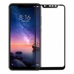 Защитное стекло 5D для Xiaomi Redmi Note 6 Pro (черное)