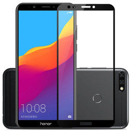 Защитное стекло 5D для Huawei Honor Y6 Prime 2018 (черное)