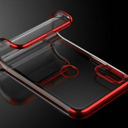 Чехол для Xiaomi Mi A2 Lite / Redmi 6 Pro с хромированными краями (красный)