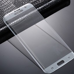 Защитное стекло 3D для Samsung Galaxy S6 Edge серое
