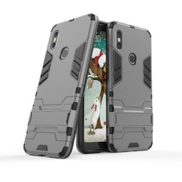 Противоударный чехол Armor для Xiaomi Redmi S2 (серый)