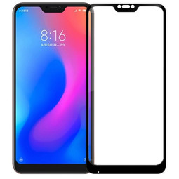 Защитное стекло 2D для Xiaomi Mi A2 Lite / Redmi 6 Pro (черное)