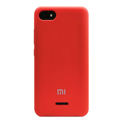 Силиконовый чехол Silicone Cover для Xiaomi Redmi 6A (красный)
