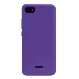 Силиконовый чехол Silicone Cover для Xiaomi Redmi 6A (фиолетовый)