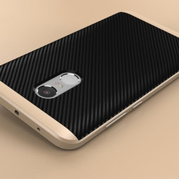Чехол для Xiaomi Redmi Note 4 / Note 4 pro карбон (золотой)