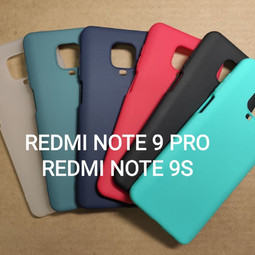 Силиконовый матовый чехол для Xiaomi Redmi Note 9 Pro (морская волна)