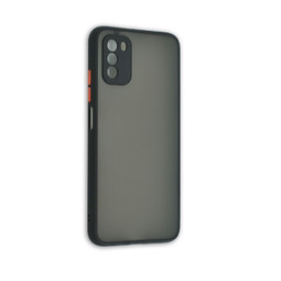 Противоударный чехол c защитой камер  для Xiaomi POCO M3 (черный)