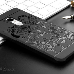 Чехол для Xiaomi Redmi Note 4 / Note 4 pro дракон (черный)