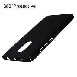 Чехол для Xiaomi Redmi Note 4 / Note 4 pro пластик 360 (черный)