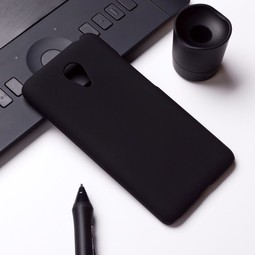 Чехол для Meizu M2 Note пластик Soft touch (черный)