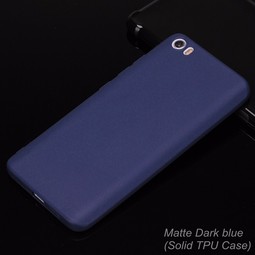Чехол для Xiaomi Mi5 матовый (темно-синий)