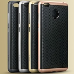 Чехол для Xiaomi Redmi 3 pro / 3s гибридный (серебристый)