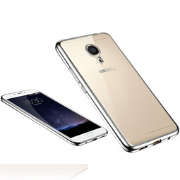 Чехол для Meizu M3s mini хром (серебристый)