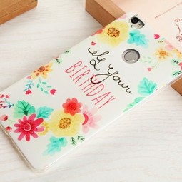 Силиконовый чехол 3D для Xiaomi Mi Max (день рождение)
