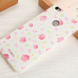 Силиконовый чехол 3D для Xiaomi Mi Max (цветы)
