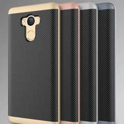 Чехол для Xiaomi Redmi 4 pro карбон (серебристый)
