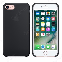 Чехол для iPhone 7/8 silicone case (черный)