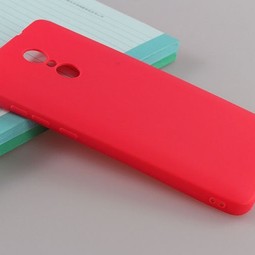Чехол для Xiaomi Redmi Note 4 / Note 4 pro матовый тонкий (коралловый)