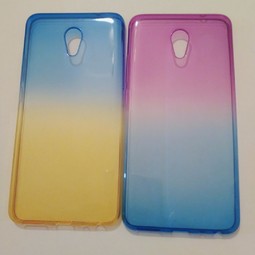 Чехол для Meizu M5 Note (голубо-желтый)