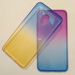 Силиконовый чехол для Meizu M5 (фиолетово-голубой)