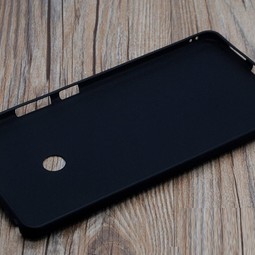 Чехол для Xiaomi Mi Max резиновый (черный)