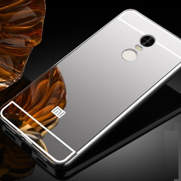 Зеркальный чехол для Xiaomi Redmi Note 4 / Note 4 pro (серебристый)