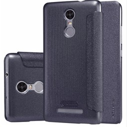 Чехол-книжка для Xiaomi Redmi Note 3 pro графитовый (Nillkin Sparkle Leather Case)