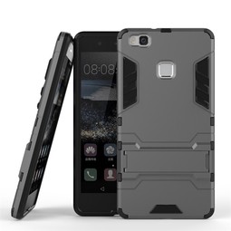 Чехол для Huawei P9 Lite (противоударный, серый)