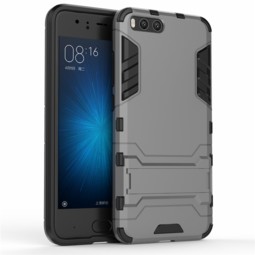 Чехол для Xiaomi Mi6 (противоударный с подставкой, серый)
