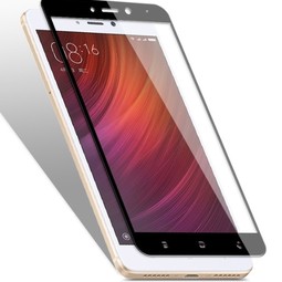 Защитное стекло 2D для Xiaomi Redmi Note 4 / Note 4 pro (Черное)
