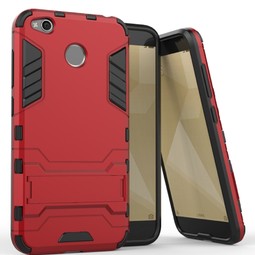 Чехол для Xiaomi Redmi 4X (противоударный, красный)