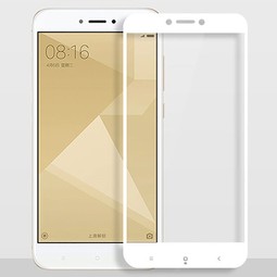 Защитное стекло 2D для Xiaomi Redmi 4X (белое)
