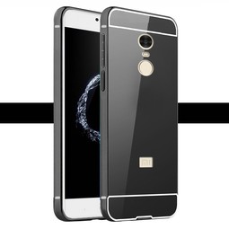Чехол для Xiaomi Redmi Note 4X зеркальный (черный)