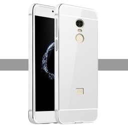 Чехол для Xiaomi Redmi Note 4X зеркальный (серебристый)