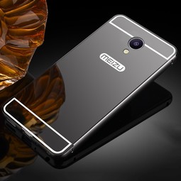 Чехол для Meizu M5 Note зеркальный (черный)