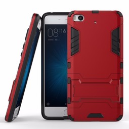 Чехол для Xiaomi Mi5s противоударный с подставкой (красный)