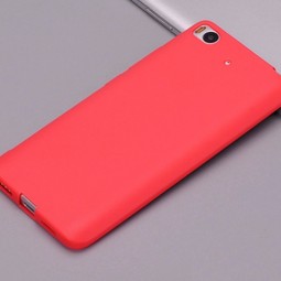 Чехол для Xiaomi Mi5s матовый мягкий (коралловый)