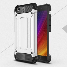 Чехол для Xiaomi Mi5s противоударный (серебристый)