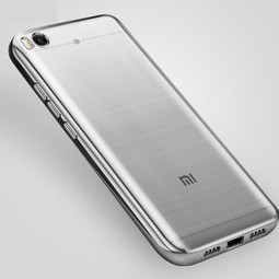 Силиконовый чехол для Xiaomi Mi5s (серебристый)