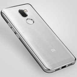 Силиконовый чехол для Xiaomi Mi5s Plus (серебристый)