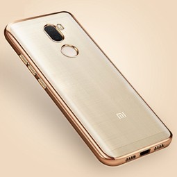 Силиконовый чехол для Xiaomi Mi5s Plus (золотой)