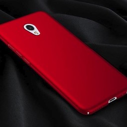 Пластиковый чехол для Meizu M5 Note soft touch 360 (красный)